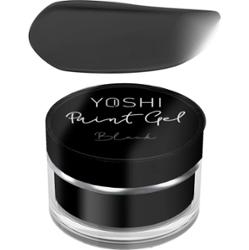Yoshi Paint Gel UV LED Black Żel Do Paznokci Zdobień Płaskich Czarny 5ml