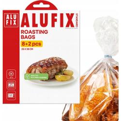 AluFix Worki Rękaw Kieszeń Do Piekarnika Pieczenia 25x38 10 Sztuk