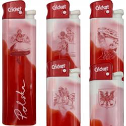 Cricket Klasyczna Zapalniczka Gazowa Krzesiwowa Plastikowa Mix POLSKA