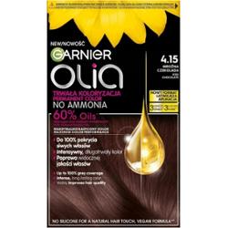 Garnier Olia Trwała Farba Do Włosów Bez Amoniaku 4.15 Mroźna Czekolada