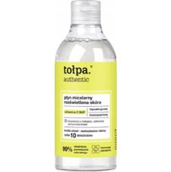 Tołpa Authentic Rozświetlający Płyn Micelarny Do Twarzy z Witaminą C 300ml