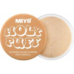 Miyo Holy Puff Rozświetlający Sypki Puder Do Twarzy Wygładzający Tapioka 6g