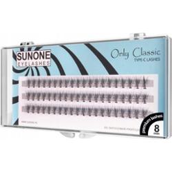 SunOne  Sztuczne Rzęsy Jedwabne Kępki 8mm 60szt/C