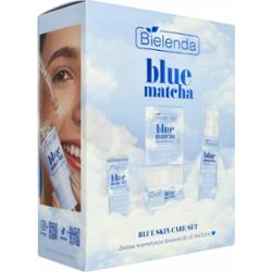 Bielenda Blue Matcha Zestaw Prezentowy Pianka-Krem Do Twarzy Tonik Krople