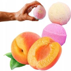 Kąpielove Musująca Kula Do Kąpieli Wanny o Owocowym Zapachu Brzoskwini 50g