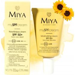 Miya mySPF Krem Nawilżający Do Twarzy Naturalny Ochronny SPF50+ 40ml