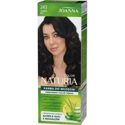 Joanna Naturia Color Nawilżająca Farba Do Włosów Aloes 243 Czarny Bez 40g
