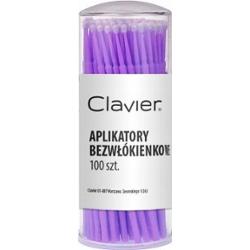 Clavier Aplikatory Bezwłókienkowe Do Rzęs Fioletowe 1mm x 100 Sztuk
