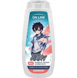 On Line Żel 3w1 Płyn Do Kąpieli Szampon Dla Dzieci Jimmy Żurawina 400ml