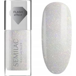 Semilac Nail Lacquer Klasyczny Lakier Do Paznokci Srebro 116 Holo Flash 9ml