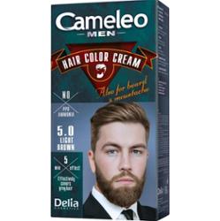 Delia Cameleo Men Farba Dla Meżczyzn Do Włosów Wąsów Brody 5.0 Jasny Brąz