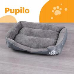 Pupilo Legowisko Dla Psa Kota Łóżko Szare Poduszka Materac 80x60cm XL
