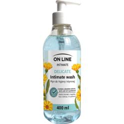 OnLine Intimate Delicate Płyn Do Higieny Intymnej Nagietek D-pantenol 400ml