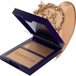 Claresa Duo Palette Paleta Bronzerów Kremowy + Prasowany 01 More Sculpted