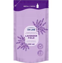 On Line Olejkowe Mydło w Płynie Do Rąk Ciała Uzupełniające Lavender 500ml