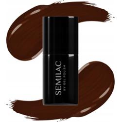 Semilac Lakier Hybrydowy Do Paznokci Manicure Brąz 941 Hot Chocolate 7ml