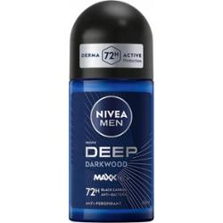 Nivea Men Deep Darkwood 72H Męski Antyperspitant w Kulce z Węglem 50ml