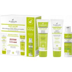 Floslek Anti Acne 24H Zestaw Prezentowy 3 Kosmetyków Damskich Do Twarzy