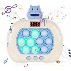 CoolStaff Gra Dla Dzieci Pop It Elektroniczna Zręcznościowa Hipopotam z Wyświetlaczem