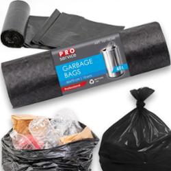 PRO Service Worki Na Śmieci Mocne Czarne Uniwersalne LDPE 60L 10 Sztuk