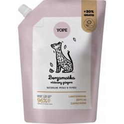 Yope Naturalne Mydło w Płynie Do Rąk Bergamotka Pieprz Zapas Doypack 600ml