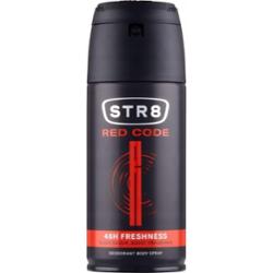 STR8 Red Code Dezodorant Męski Body Spray 48h Ochrony Nuty Drzewne 150ml
