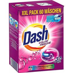 DASH Alpen Freische Kapsułki 3w1 Do Prania Tkanin Kolorowych 60 Sztuk