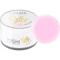 Yoshi Żel Budujący UV LED Jelly Pro Cover Milky Pinky Kryjący Różowy 50ml