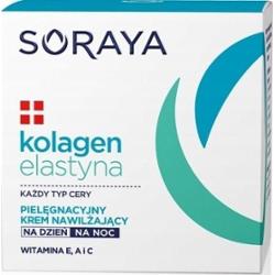 Soraya Kolagen Elastyna Krem Nawilżający Dzień Noc