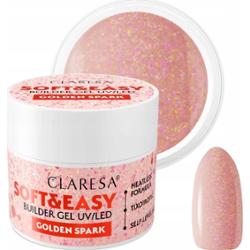 Claresa Soft Easy Builder Gel Żel Budujący UV/LED Golden Spark 45g Beżowy