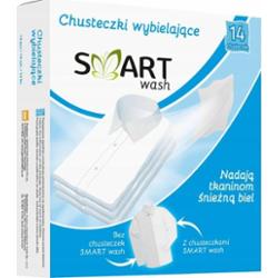 Smart Wash Chusteczki Wybielające Do Prania Białego 14 Sztuk