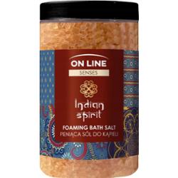 On Line Senses Indian Spirit Pieniąca Sól Do Kąpieli Olejek Moringa 480g