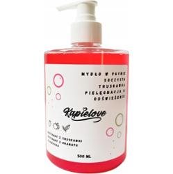 Kąpielove Mydło w Płynie Do Rąk Soczysta Truskawka Granat Gliceryna 500ml