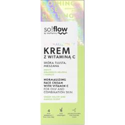 So Flow Normalizujący Krem Do Twarzy z Witaminą C Tłusta Mieszana 50ml