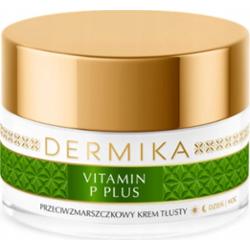 Dermika Vitamin P Plus Przeciwzmarszczkowy Krem Do Twarzy Tłusty 50 ml