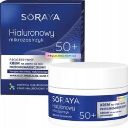 Soraya Hialuronowy Mikrozastrzyk Przeciwzmarszczkowy Krem Do Twarzy 50+ 50m