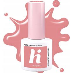 Hi Hybrid Lakier Hybrydowy Do Paznokci 372 Smoothie Pink Pudrowy Gładki Róż