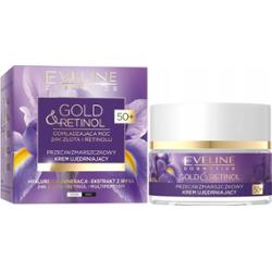 Eveline Gold Retinol Złoto Krem Przeciwzmarszczkowy Ujędrniający 50+ 50ml