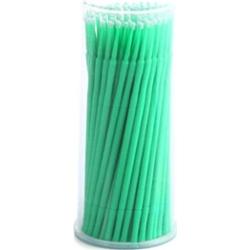 eVanda Aplikatory Bezwłókienkowe Do Rzęs Mikro 2mm x100 Zielone