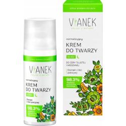 Vianek Normalizujący Krem Do Twarzy Łagodzący Podrażnienia Na Noc 50ml