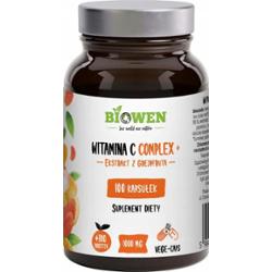Biowen Witamina C Complex Grejpfrut Suplement Diety Odporność 100 Kapsułek