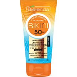 Bielenda Bikini Lekki Wodoodporny Krem Do Opalania Twarzy z SPF 50 50ml