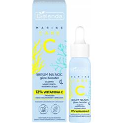 Bielenda Marine Care Serum Booster Na Noc Głeboko Nawilża Energetyzuje 30ml