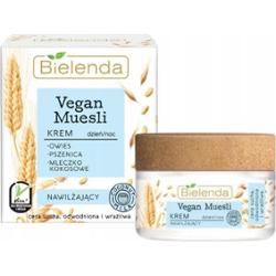Bielenda Vegan Muesli Nawilżający Krem Do Twarzy z Mleczkiem Kokosowym 50ml