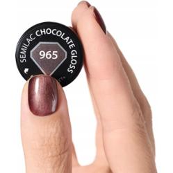 Semilac Lakier Hybrydowy Do Paznokci Cat Eye Brąz 965 Chocolate Gloss 7ml