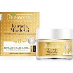 Bielenda Kuracja Młodości Krem  Ze Śluzem Ślimaka Złotem 40+
