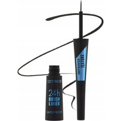 Catrice Brush Liner 24H Wodoodporny Eyeliner w Płynie Matowy Czarny 010 3ml