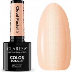 Claresa Lakier Hybrydowy Do Paznokci Perłowy Brzoskwiniowy Cloud Pastel 5 5g