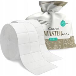 Clavier Master Pads Waciki Bezpyłowe w Rolce Manicure 12 Warstwowe 1000 szt
