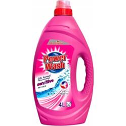 Power Wash Sensitive Łagodny Żel Do Prania Tkanin Delikatnych 92 Prania 4L